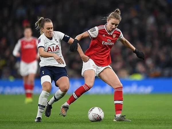 Tottenham vs. Arsenal: Women's FA Super League Clash - Viviane Miedema Faces Off Against Josie Green