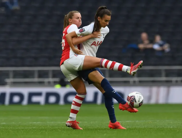 Framed Print : Tottenham Women vs. Arsenal Women: Clash in the MIND Series