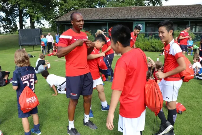 Framed Print : Train with Arsenal Football Club: Arsenal Soccer School Residential Camp 2017