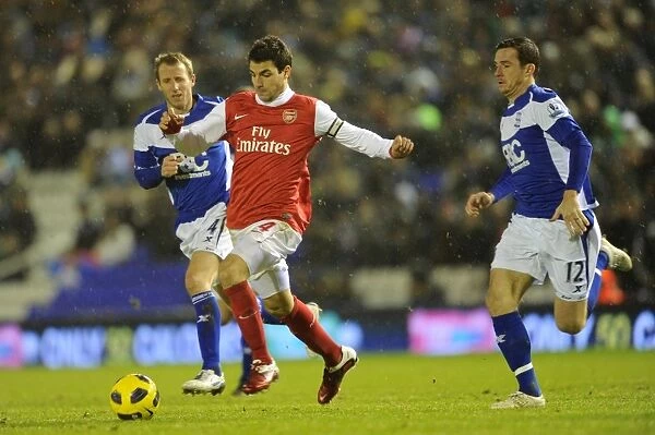 Triumphant Fabregas Leads Arsenal Past Birmingham 3-0