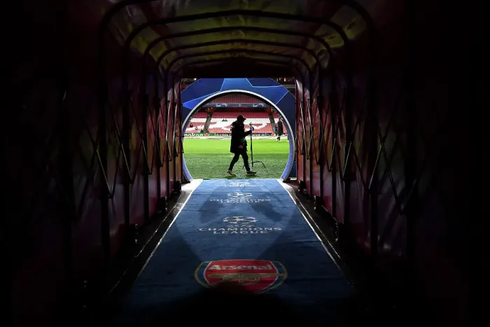 Framed Print : Through the Tunnel: Arsenal FC vs Sevilla FC - UEFA Champions League 2023 / 24 Framed Print : Through the Tunnel: Arsenal FC vs Sevilla FC - UEFA Champions League 2023 / 24