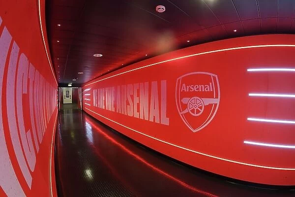 Tunnel Tension: Arsenal vs Crystal Palace - Premier League Clash at Emirates Stadium