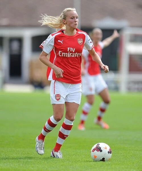 Turid Knaak: In Action for Arsenal Ladies against Millwall Lionesses in WSL Continental Cup