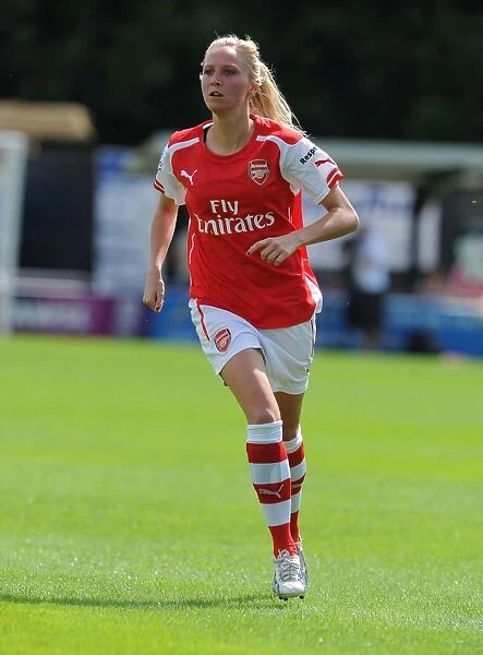 Turid Knaak: In Action for Arsenal Ladies against Millwall Lionesses