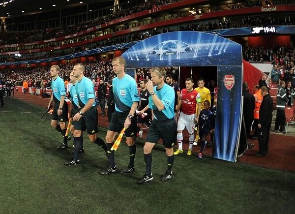 UEFA Champions League: Arsenal FC vs. Olympiacos FC - Match Officials Gathering (2012-13)