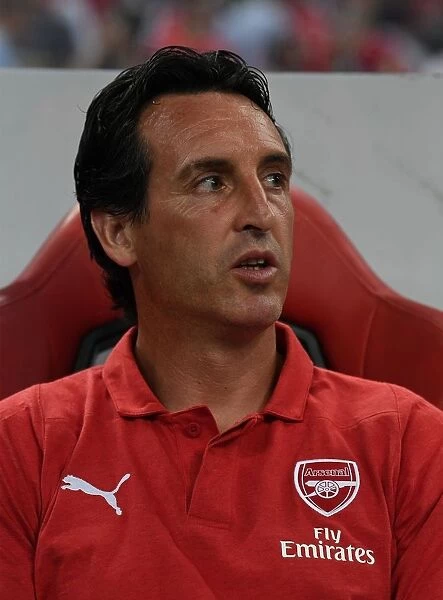 Unai Emery: Arsenal Coach Prepares for Arsenal vs Atletico Madrid Clash in 2018 International Champions Cup, Singapore