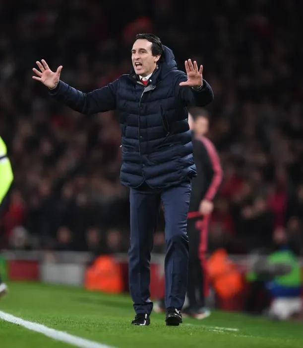 Framed Print : Unai Emery and Arsenal Face Manchester United in FA Cup Clash