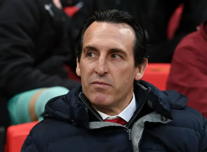 Framed Print : Unai Emery and Arsenal Face Stade Rennais in Europa League Match