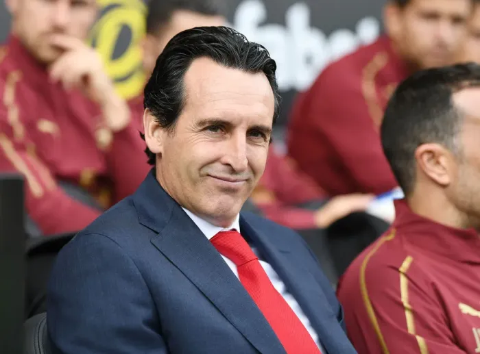 Framed Print : Unai Emery: Arsenal FC at Fulham FC, Premier League 2018-19