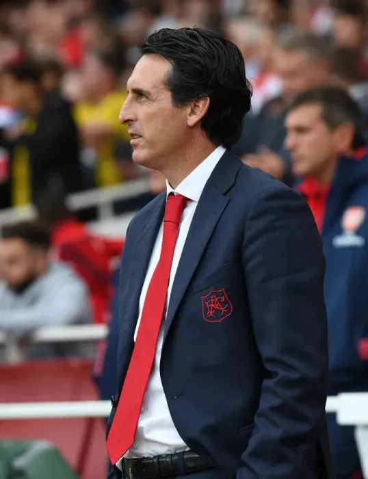 Framed Print : Unai Emery: Arsenal FC Head Coach Before Arsenal vs Aston Villa, Premier League 2019-20