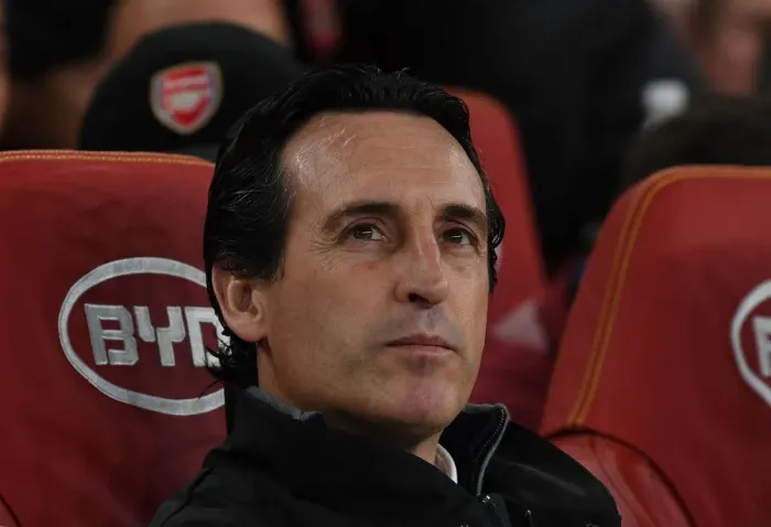 Framed Print : Unai Emery: Arsenal FC vs. Liverpool FC, Premier League 2018-19 Framed Print : Unai Emery: Arsenal FC vs. Liverpool FC, Premier League 2018-19
