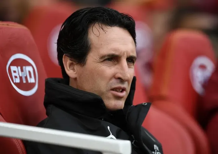 Framed Print : Unai Emery: Arsenal FC vs. Tottenham Hotspur, Premier League 2018-19 Framed Print : Unai Emery: Arsenal FC vs. Tottenham Hotspur, Premier League 2018-19