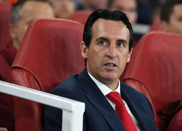 Unai Emery: Arsenal Head Coach Ahead of Arsenal v Vorskla Poltava UEFA Europa League Match