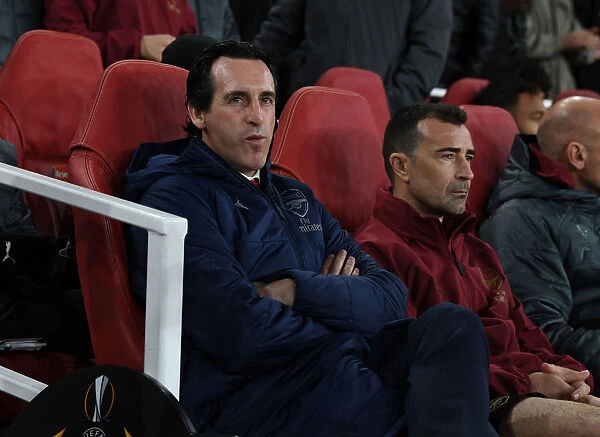 Unai Emery: Arsenal Head Coach Ahead of Arsenal v Sporting CP UEFA Europa League Match