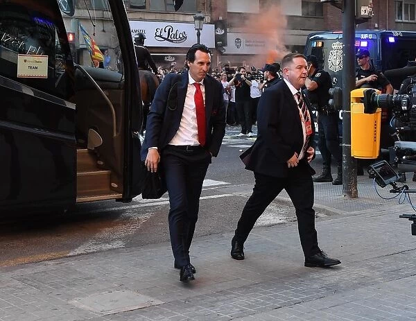 Unai Emery, Arsenal Head Coach - Valencia vs Arsenal, UEFA Europa League Semi-Final, Second Leg