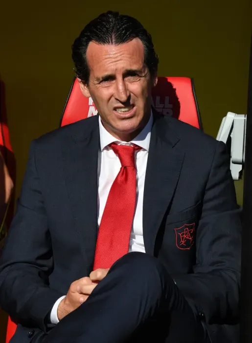 Framed Print : Unai Emery Before Arsenal's Clash Against Watford in Premier League (Watford v Arsenal 2019-20)