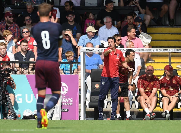 Unai Emery at Borehamwood: Arsenal FC's 2018-19 Pre-Season Friendly