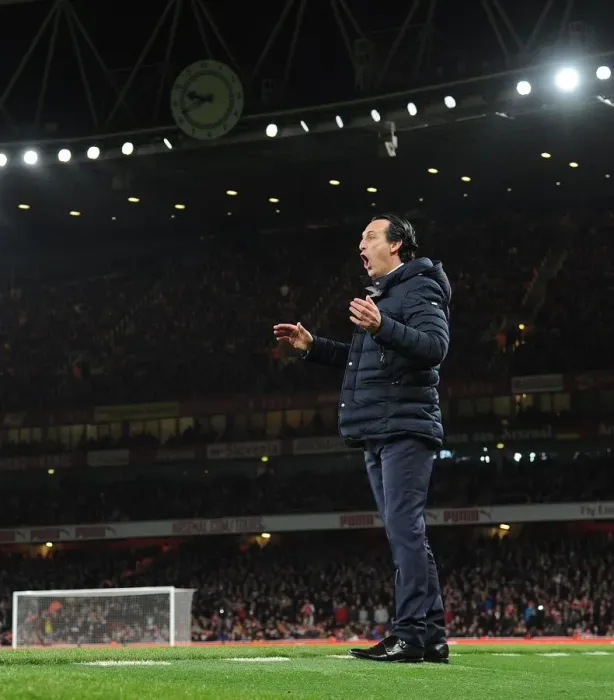 Framed Print : Unai Emery Celebrates Arsenal's Second Goal Against Newcastle United (April 2019) Framed Print : Unai Emery Celebrates Arsenal's Second Goal Against Newcastle United (April 2019)