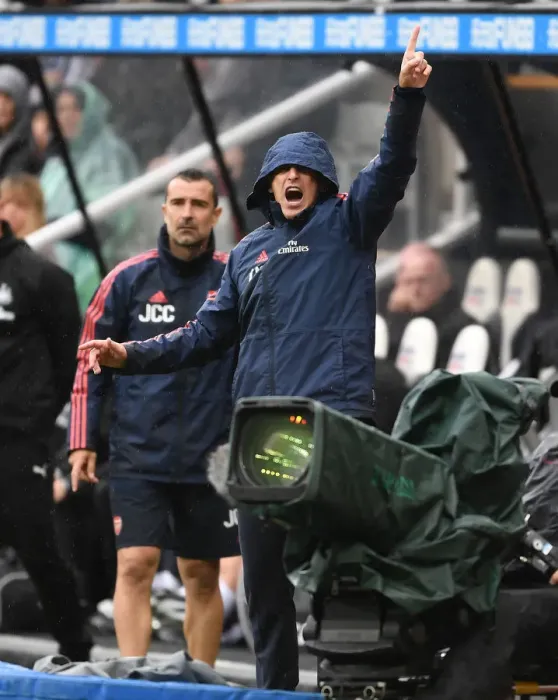 Framed Print : Unai Emery Focuses on Arsenal Tactics During Newcastle United Clash, Premier League 2019-20 Framed Print : Unai Emery Focuses on Arsenal Tactics During Newcastle United Clash, Premier League 2019-20
