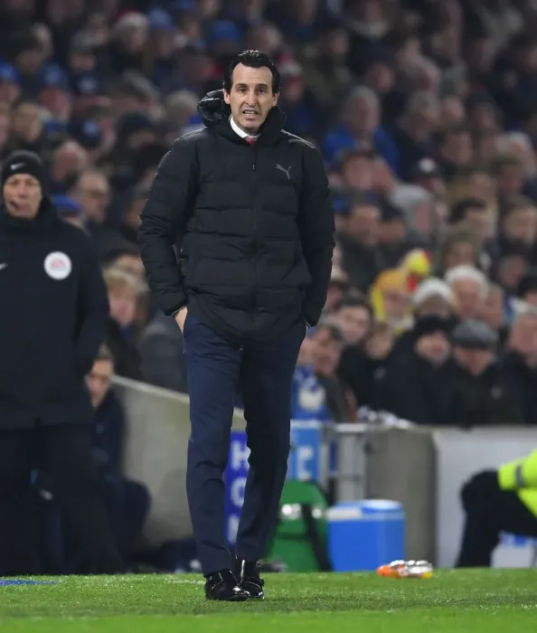 Framed Print : Unai Emery Leads Arsenal Against Brighton in Premier League Clash Framed Print : Unai Emery Leads Arsenal Against Brighton in Premier League Clash