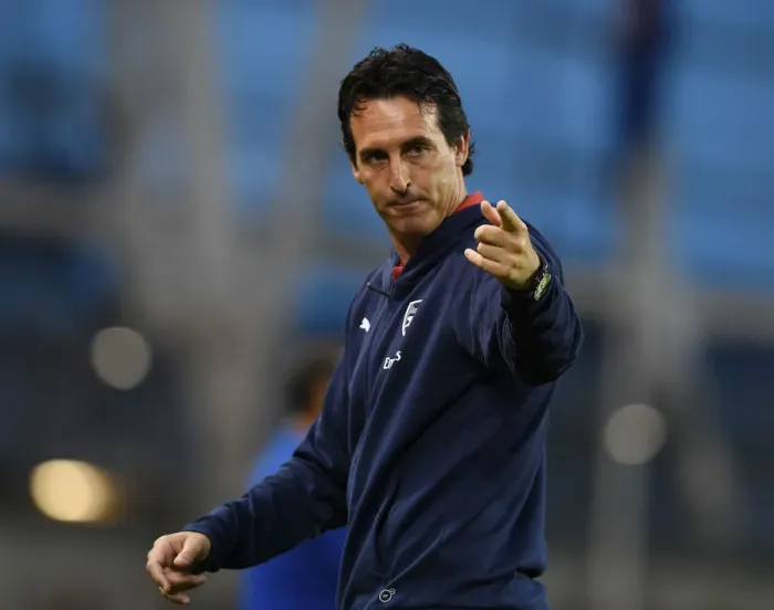 Framed Print : Unai Emery Leads Arsenal Against Chelsea in 2018 International Champions Cup, Dublin Framed Print : Unai Emery Leads Arsenal Against Chelsea in 2018 International Champions Cup, Dublin