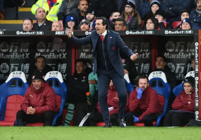 Framed Print : Unai Emery Leads Arsenal Against Crystal Palace in Premier League Showdown (2018-19) Framed Print : Unai Emery Leads Arsenal Against Crystal Palace in Premier League Showdown (2018-19)