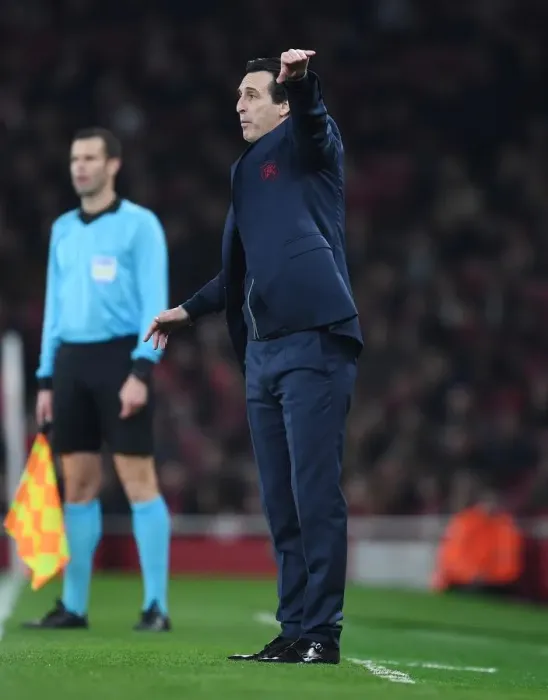 Framed Print : Unai Emery Leads Arsenal in Europa League Battle against BATE Borisov