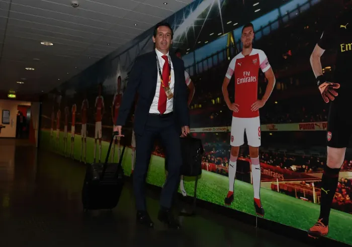 Framed Print : Unai Emery Leads Arsenal in Europa League Clash against Vorskla Poltava (September 2018)