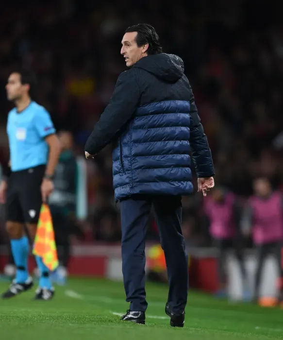 Framed Print : Unai Emery Leads Arsenal in Europa League Showdown Against Standard Liege at Emirates Stadium Framed Print : Unai Emery Leads Arsenal in Europa League Showdown Against Standard Liege at Emirates Stadium