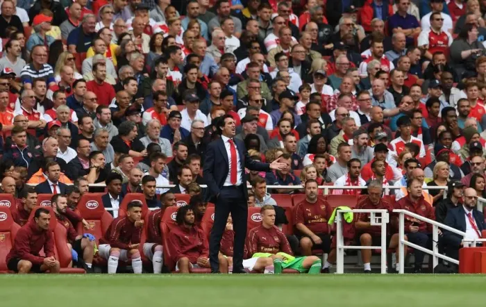 Framed Print : Unai Emery Leads Arsenal Against Manchester City in the 2018-19 Premier League Framed Print : Unai Emery Leads Arsenal Against Manchester City in the 2018-19 Premier League