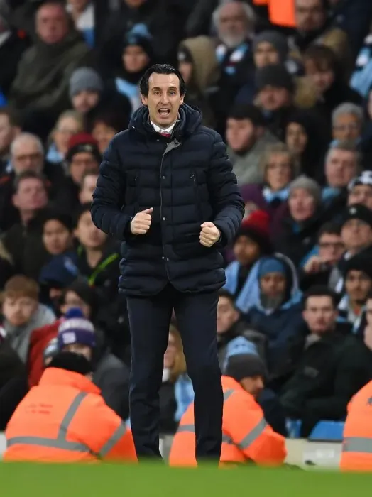 Framed Print : Unai Emery Leads Arsenal Against Manchester City - Premier League Clash (2018-19)