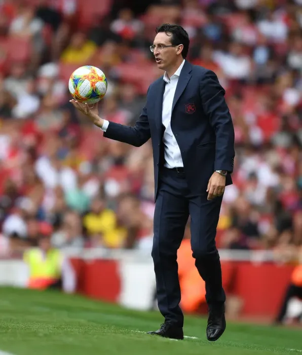 Framed Print : Unai Emery Leads Arsenal Against Olympique Lyonnais at Emirates Cup Framed Print : Unai Emery Leads Arsenal Against Olympique Lyonnais at Emirates Cup