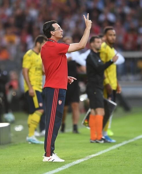 Unai Emery Leads Arsenal in Pre-Season Friendly Against Angers, France (July 2019)