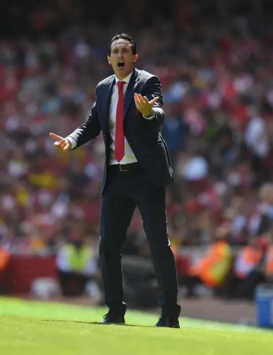 Framed Print : Unai Emery Leads Arsenal in Premier League Battle Against Burnley