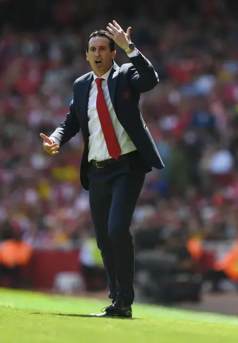 Framed Print : Unai Emery Leads Arsenal in Premier League Battle Against Burnley