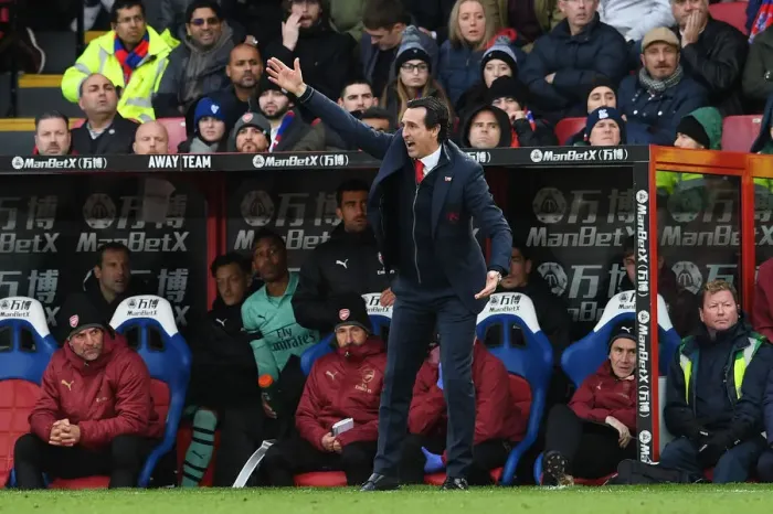 Framed Print : Unai Emery Leads Arsenal in Premier League Clash against Crystal Palace Framed Print : Unai Emery Leads Arsenal in Premier League Clash against Crystal Palace