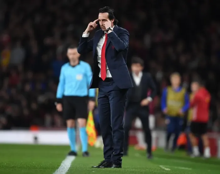 Framed Print : Unai Emery Leads Arsenal in UEFA Europa League Semi-Final Clash against Valencia Framed Print : Unai Emery Leads Arsenal in UEFA Europa League Semi-Final Clash against Valencia