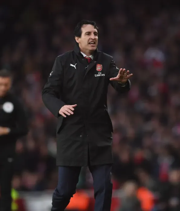 Framed Print : Unai Emery: Masterminding Arsenal's Tactics Against Tottenham Hotspur, Premier League 2018-19 Framed Print : Unai Emery: Masterminding Arsenal's Tactics Against Tottenham Hotspur, Premier League 2018-19