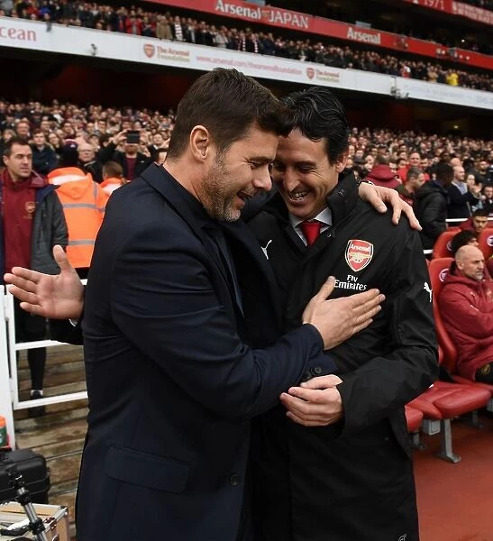 Unai Emery and Mauricio Pochettino: A Pre-Match Encounter between Arsenal and Tottenham in the Premier League