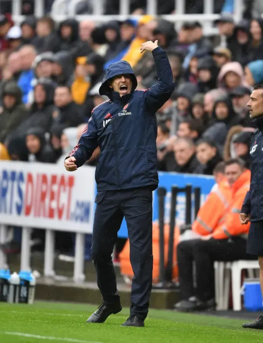 Framed Print : Unai Emery Before Newcastle United vs Arsenal FC Premier League Clash (2019-20)