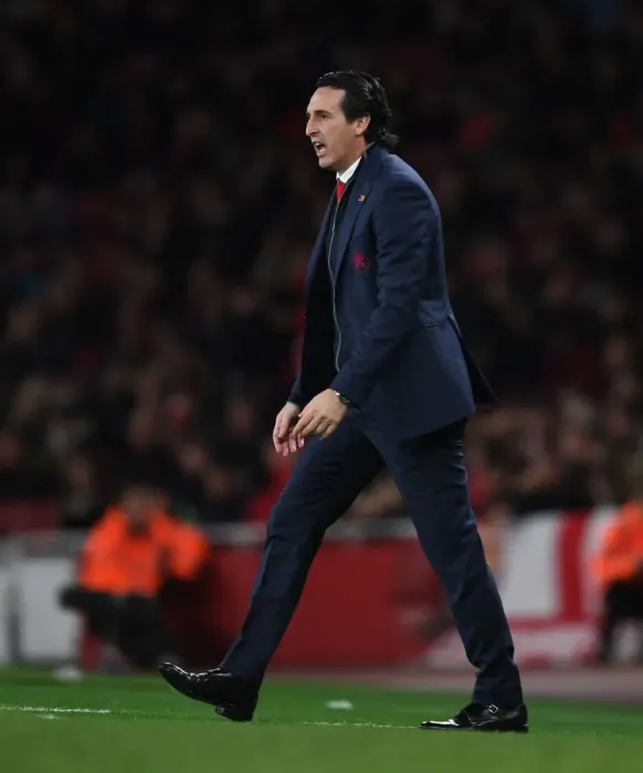 Framed Print : Unai Emery: Orchestrating Arsenal's Tactics Against Wolverhampton Wanderers, 2018-19 Premier League