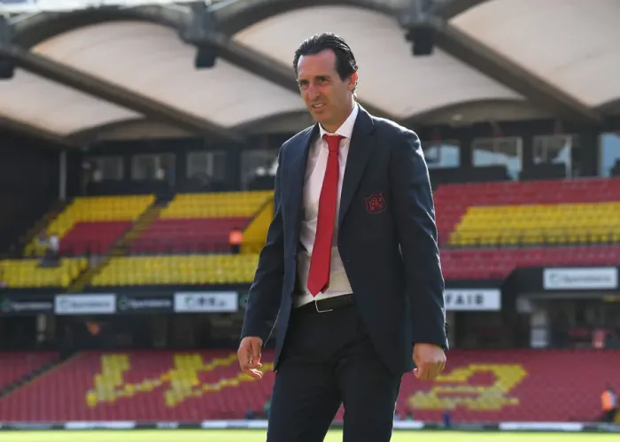 Framed Print : Unai Emery Pre-Match: Arsenal vs. Watford, Premier League 2019-20 Framed Print : Unai Emery Pre-Match: Arsenal vs. Watford, Premier League 2019-20