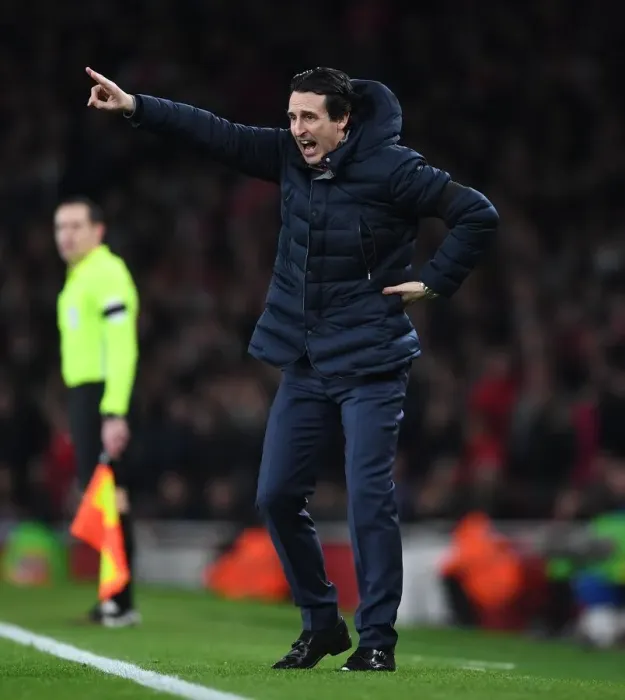 Framed Print : Unai Emery vs. Manchester United: Arsenal's FA Cup Showdown