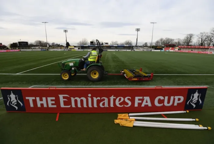 Framed Print : Underdog Sutton United's Emirates FA Cup Battle Against Arsenal