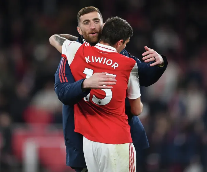 Framed Print : Unforgettable Embrace: Arsenal and Chelsea Players Unite in Historic Premier League Clash at Emirates Stadium Framed Print : Unforgettable Embrace: Arsenal and Chelsea Players Unite in Historic Premier League Clash at Emirates Stadium