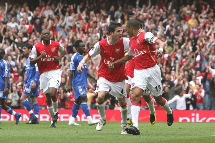 Framed Print : Unforgettable Moment: Gilberto and Fabregas's Electric Goal Celebration (Arsenal vs. Chelsea, FA Premiership, Emirates Stadium, 2007) Framed Print : Unforgettable Moment: Gilberto and Fabregas's Electric Goal Celebration (Arsenal vs. Chelsea, FA Premiership, Emirates Stadium, 2007)
