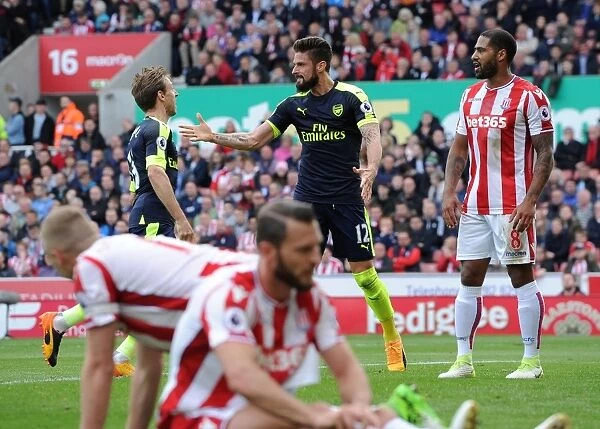 Unforgettable Moment: Giroud and Monreal's Goal Dance (Stoke City vs. Arsenal, 2016-17)