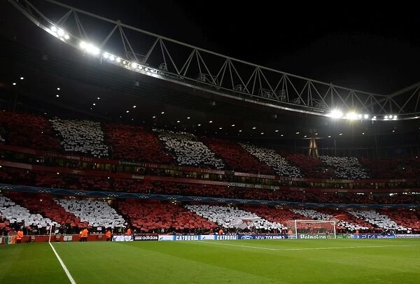 United in Support: Arsenal Fans Tribute to the Team (0-2 Bayern Munich, Champions League Round of 16)