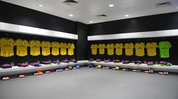 Framed Print : Unity Before Battle: Arsenal's Pre-Match Huddle vs West Ham United, Premier League 2019-20