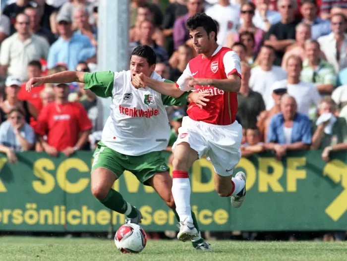 Framed Print : Unstoppable Cesc Fabregas: Arsenal's Historic 8-1 Pre-Season Victory (July 2006)